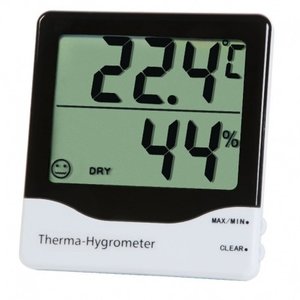 Thermometer en hygrometer