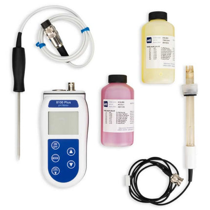 8100 Plus pH-temperatuurmeter kit