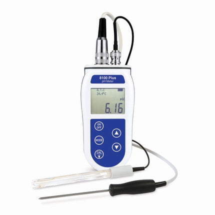 8100 Plus pH-temperatuurmeter kit