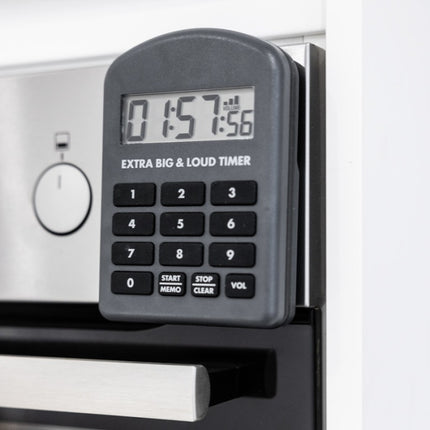 Extra Big and Loud-timer keuken- en kookwekker.