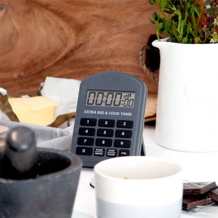 Extra Big and Loud-timer keuken- en kookwekker.
