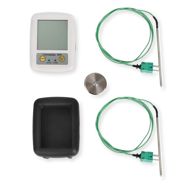 WiFi-dataloggerkit met universele penetratieprobes voor bewaking op afstand.