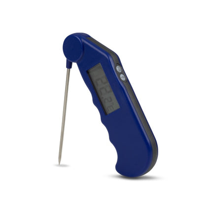 Gourmet Thermometer waterbestendige thermometer met opvouwbare meetprobe -Blauw