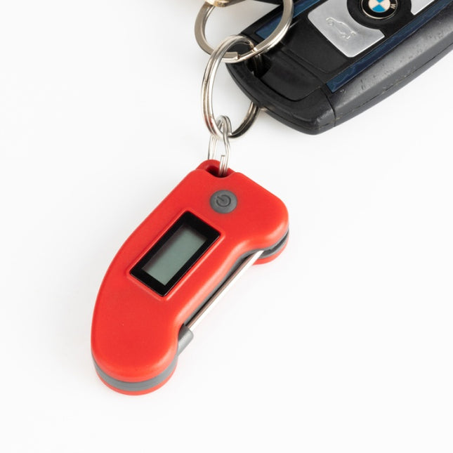 Sleutelhanger thermometer Rood