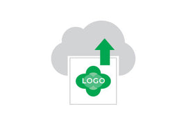 1. Stuur uw logo of ontwerp