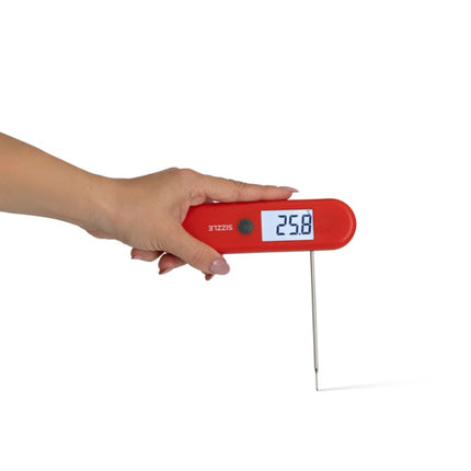 Sizzle Red | Waterdichte voedselthermometer met magneet