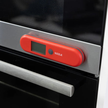 Sizzle Red | Waterdichte voedselthermometer met magneet