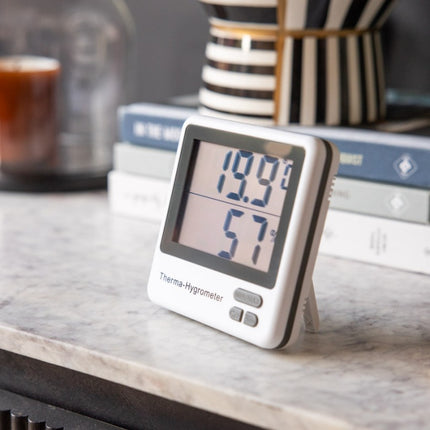 Thermometer en hygrometer