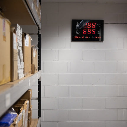 Wandthermometer en hygrometer WM60 groot